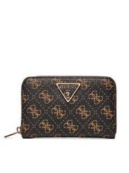 Guess Portfel SWQE85 00140 Brązowy. Brązowe portfele damskie Guess, z aplikacjami, ze skóry. Za 299.99 zł.