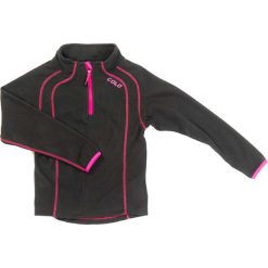Bluza polarowa "Moritz" w kolorze antracytowo-różowym. Czerwone bluzy dziewczęce Hulabalu, Cold, Typhoon, Seger, bez wzorów, z polaru, bez ramiączek, bez kaptura. W wyprzedaży za 49.95 zł.