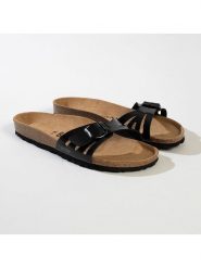 BACKSUN Klapki "Venezia" w kolorze czarnym rozmiar: 37. Czarne klapki damskie Backsun, bez wzorów, bez obcasa. Za 117.99 zł.