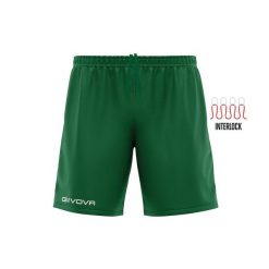 Spodenki Givova Capo. Zielone szorty damskie Givova, bez wzorów, z materiału. Za 28.00 zł.