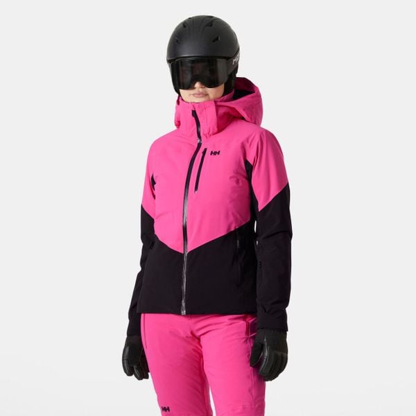 Damska kurtka narciarska Helly Hansen Alphelia. Czerwone kurtki damskie Helly Hansen, bez wzorów, bez kaptura, narciarskie. W wyprzedaży za 1,669.50 zł.