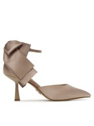 Steve Madden Szpilki Fiorela 11005137 Beżowy. Brązowe szpilki Steve Madden, bez wzorów, z materiału, bez obcasa. Za 559.99 zł.