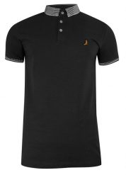 Koszulka POLO Czarna Bawełniana, Męska, Krótki Rękaw, z Kołnierzykiem, Casualowa -Brave Soul. Czarne koszulki polo męskie Brave Soul, na lato, m, bez wzorów, z bawełny, bez ramiączek. Za 79.00 zł.