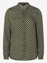 More & More Bluzka w kolorze czarno-zielonym rozmiar: 38. Czarne bluzki damskie MORE & MORE, s, bez wzorów, z wiskozy, klasyczne, bez kołnierzyka, bez ramiączek. Za 114.17 zł.