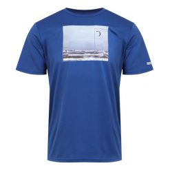 Męska Koszulka Fingal VIII Seaside T-shirt. Niebieskie t-shirty męskie Regatta, m, bez wzorów, bez kołnierzyka. Za 41.99 zł.