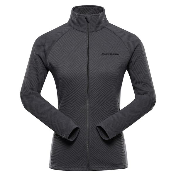 Bluza damska sportowa szybkoschnąca Alpine Pro Dozera 2. Szare bluzy bez kaptura damskie Alpine Pro, na zimę, s, z hardshellu. Za 209.00 zł.