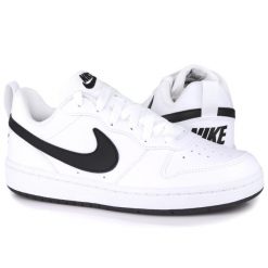Damskie buty sportowe Nike COURT BOROUGH LOW RECRAFT. Białe buty sportowe na co dzień damskie Nike, bez wzorów, trekkingowe, nike court. Za 303.99 zł.