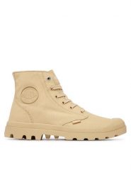 Palladium Trapery 73089-274-M Beżowy. Brązowe buty zimowe męskie Palladium, z materiału, bez zapięcia. Za 349.99 zł.