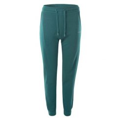 Spodnie dresowe damskie Hi-Tec Lady Melian - zielone, Rozmiar XL. Zielone spodnie dresowe damskie Hi-tec, uniwersalny, bez wzorów, z bawełny. Za 59.99 zł.