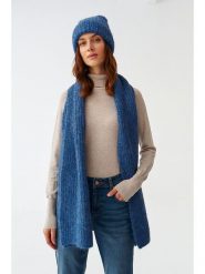 TATUUM Szal w kolorze niebieskim - 175 x 36 cm rozmiar: onesize. Niebieskie szaliki i kominy damskie Tatuum, bez wzorów. Za 91.95 zł.