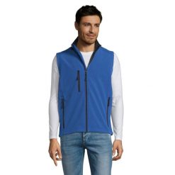 Męska Kamizelka Bez Rękawów Rallye Softshell. Zielone kamizelki męskie SOL'S, m, bez wzorów, z softshellu, bez kaptura. Za 222.99 zł.