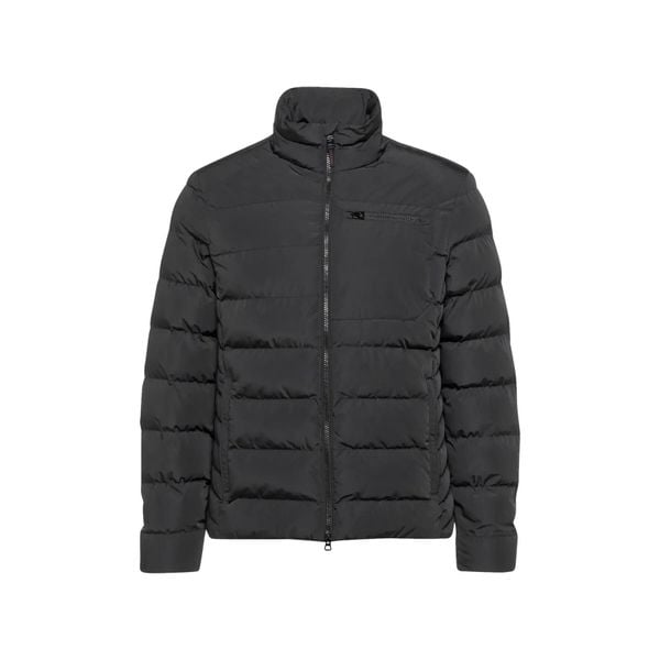 Kurtka puchowa Geox Magnete. Czarne kurtki męskie Converse, na zimę, m, bez wzorów, z materiału, eleganckie, bez kaptura. Za 597.00 zł.