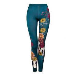Legginsy sportowe damskie DEEP TRIP Garden. Legginsy damskie DEEP TRIP, l, bez wzorów, na jogę i pilates. Za 179.00 zł.
