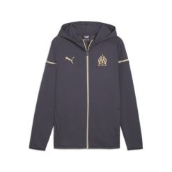 Om casuals 2023/24 bluza dresowa z kapturem. Brązowe bluzy z kapturem męskie Puma, z bawełny. W wyprzedaży za 276.10 zł.