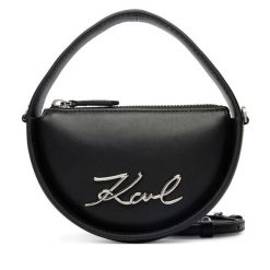 Torebka KARL LAGERFELD. Czarne torebki klasyczne damskie Karl Lagerfeld, bez wzorów, bez dodatków. Za 849.99 zł.