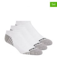 Skechers Skarpety (3 pary) w kolorze białym rozmiar: 39-42. Białe skarpetki męskie Skechers, bez wzorów, ze splotem. Za 28.31 zł.
