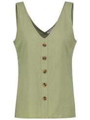 Eight2Nine Top w kolorze khaki rozmiar: S. Brązowe topy damskie Eight2Nine, s, bez wzorów, bez kołnierzyka. Za 69.99 zł.