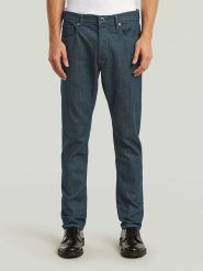 G-Star Dżinsy "3301" - Slim fit - w kolorze granatowym rozmiar: W34/L32. Niebieskie jeansy męskie G-Star. Za 240.43 zł.