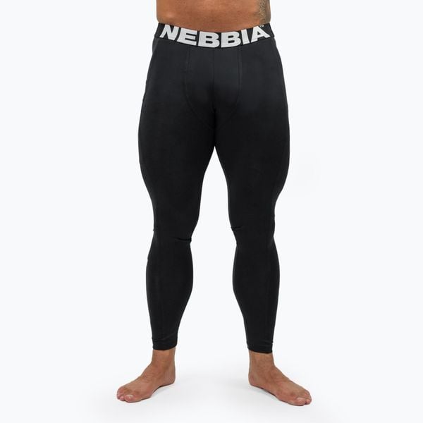 Legginsy NEBBIA Discipline. Czarne spodnie sportowe męskie Nebbia. Za 239.99 zł.