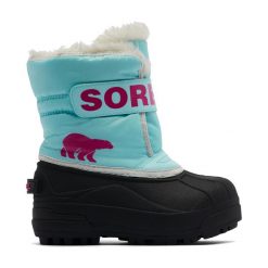Śniegowce juniorskie Sorel Snow Commander. Niebieskie buty zimowe męskie Sorel, na zimę. W wyprzedaży za 229.00 zł.