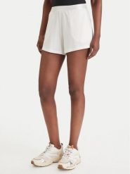 Guess Szorty sportowe O6GD02 KCQP2 Biały Relaxed Fit. Białe spodenki sportowe damskie Guess, s, z syntetyku. Za 189.99 zł.