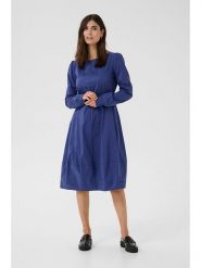 CULTURE Sukienka w kolorze granatowym rozmiar: S. Niebieskie sukienki damskie Culture, s, bez wzorów, bez kołnierzyka, bez ramiączek, midi. Za 152.99 zł.