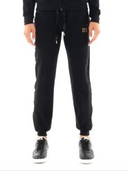 Spodnie dresowe z bawełna z sznurek regulacyjny na co dzień. Czarne spodnie sportowe damskie LEONE 1947 APPAREL, xs, z bawełny, na fitness i siłownię. Za 303.12 zł.