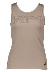 Asics Top funkcyjny w kolorze jasnobrązowym rozmiar: L. Brązowe topy damskie Asics, l, bez wzorów, bez kołnierzyka. Za 57.20 zł.