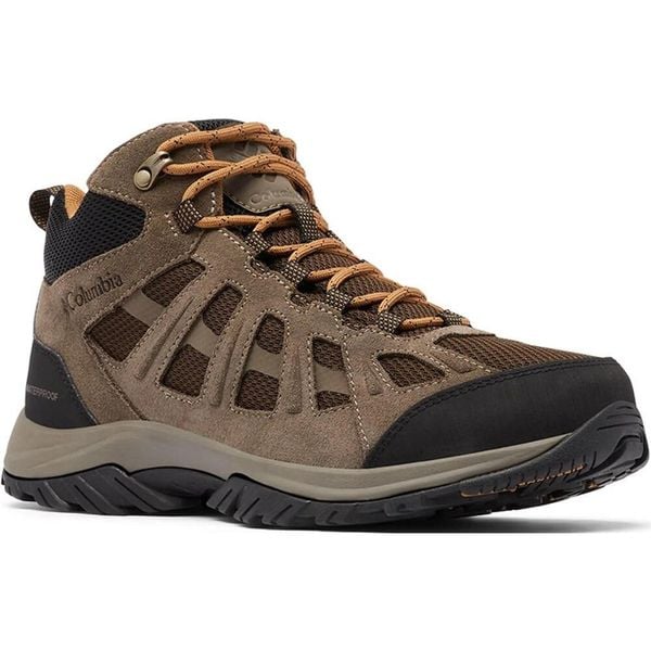 Buty męskie zimowe trekkingowe Columbia REDMOND. Brązowe buty trekkingowe męskie Columbia, na zimę, bez zapięcia, trekkingowe. W wyprzedaży za 359.00 zł.