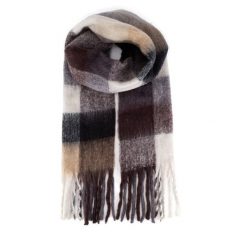 Szal Jenny Fairy. Brązowe szaliki i kominy damskie Jenny Fairy, bez wzorów. Za 59.99 zł.