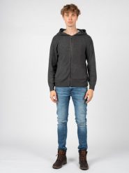 Guess Sweter | M2RR11Z2QA1 | Mężczyzna | Grafitowy. Szare swetry męskie Guess, m, z aplikacjami, z dzianiny, bez kołnierzyka. W wyprzedaży za 279.00 zł.