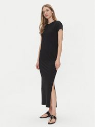 JDY Sukienka codzienna Ava 15321069 Czarny Regular Fit. Czarne sukienki damskie JDY, na co dzień, xs, bez wzorów, z bawełny, bez kołnierzyka, bez ramiączek, proste. Za 89.99 zł.