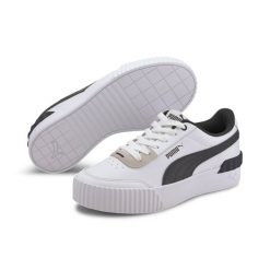 Buty Sportowe Damskie Puma Carina Lift 37303102 r 37. Białe buty sportowe na co dzień damskie Puma, bez wzorów, z materiału, trekkingowe. Za 176.00 zł.