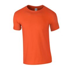 Koszulka Softstyle Dla Dorosłych Unisex. Brązowe bluzki damskie Gildan, xl, bez wzorów, sportowe, bez kołnierzyka, bez ramiączek. Za 28.99 zł.