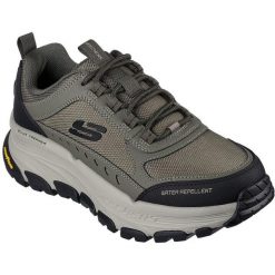Buty sportowe męskie Skechers D'lux Trekker. Szare buty sportowe na co dzień męskie Skechers, z materiału, bez zapięcia. Za 419.00 zł.