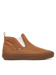 Vans Sztyblety Mid-Slip Insulated VN000V7ZGWT1 Brązowy. Brązowe sztyblety męskie Vans, ze skóry, bez zapięcia. Za 519.99 zł.