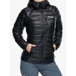 Kurtka puchowa damska Columbia Arctic Crest Down Hooded Jacket. Czarne kurtki damskie Columbia, xl, bez wzorów, z puchu, bez kaptura. Za 1,134.99 zł.