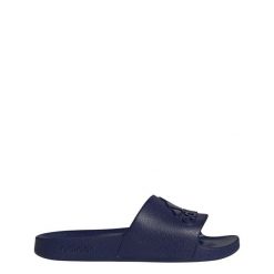 Klapki basenowe dla dorosłych Adidas Adilette Aqua. Niebieskie klapki damskie Adidas, bez wzorów, bez obcasa. Za 109.00 zł.