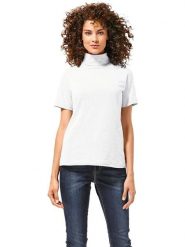 Heine Koszulka w kolorze białym rozmiar: 50. Białe bluzki damskie Heine, bez wzorów, z bawełny, bez kołnierzyka. Za 69.99 zł.