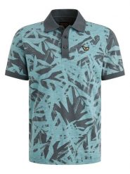 PME Legend Koszulka polo w kolorze antracytowo-turkusowym rozmiar: L. Czarne koszulki polo męskie PME Legend, l, bez wzorów, z bawełny, bez ramiączek. Za 194.95 zł.