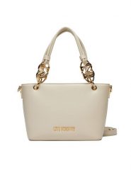 LOVE MOSCHINO Torebka JC4052PP1MLF0110 Écru. Torebki klasyczne damskie Love Moschino, bez wzorów, ze skóry, bez dodatków. Za 589.99 zł.