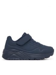 Skechers Sneakersy Vendox 403695L/DKNV Granatowy. Niebieskie buty sportowe dziewczęce Skechers, bez wzorów, ze skóry, bez zapięcia. Za 229.99 zł.
