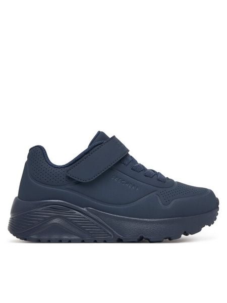 Skechers Sneakersy Vendox 403695L/DKNV Granatowy. Niebieskie buty sportowe dziewczęce Skechers, bez wzorów, ze skóry, bez zapięcia. Za 229.99 zł.