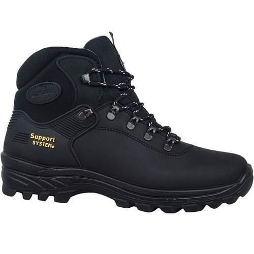 Buty trekkingowe męskie Grisport 14502D10G. Czarne buty trekkingowe męskie Grisport, z gumy, bez zapięcia, trekkingowe. Za 393.00 zł.