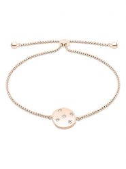 Tamaris Bransoletka z cyrkoniami rozmiar: onesize. Bransoletki damskie Tamaris, ze stali. Za 130.99 zł.