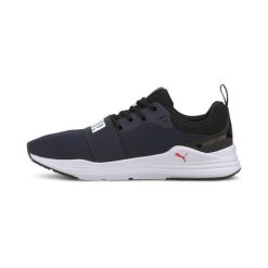 Buty sportowe Puma Wired Run granatowe. Białe obuwie do biegania damskie Puma. Za 194.07 zł.