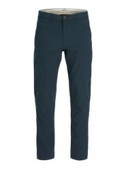 Jack & Jones Spodnie chino w kolorze granatowym rozmiar: W28/L32. Niebieskie spodnie materiałowe męskie Jack & Jones, bez wzorów. Za 78.47 zł.