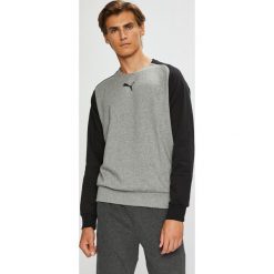 Puma - Bluza. Szare bluzy bez kaptura męskie Puma, l, z bawełny. W wyprzedaży za 179.90 zł.