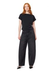 Scotch & Soda Koszulka w kolorze czarnym rozmiar: M. Czarne t-shirty damskie Scotch & Soda, m, bez wzorów, bez kołnierzyka. Za 149.95 zł.
