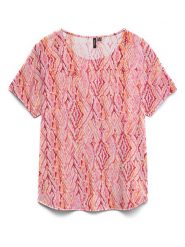 Vero Moda Bluzka w kolorze różowym rozmiar: XL. Różowe bluzki damskie Vero Moda, xl, bez wzorów, z wiskozy, bez kołnierzyka, bez ramiączek. Za 56.79 zł.